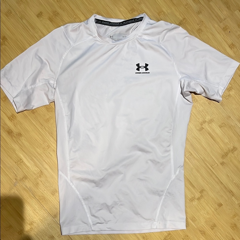 Under Armour White Performance Tee